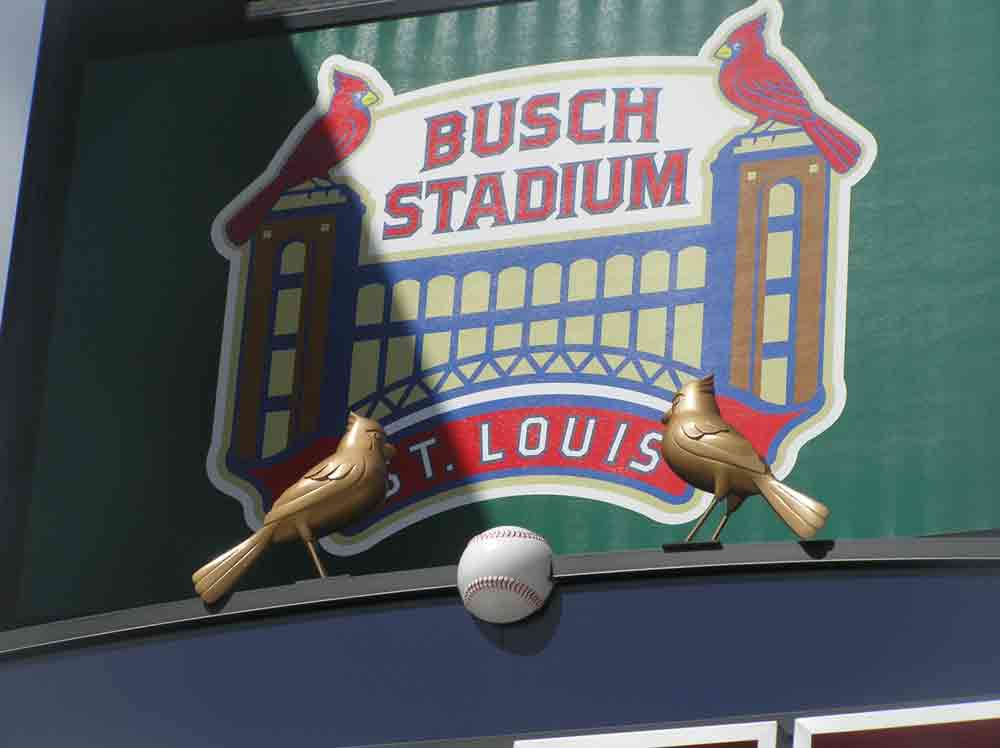 St. Louis Cardinals New Busch Stadium Inaugural Season Key Chain